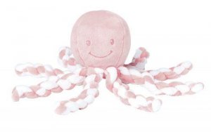 Мягкая игрушка Nattou Мягкая игрушка Lapiduo Осьминог (розовый)