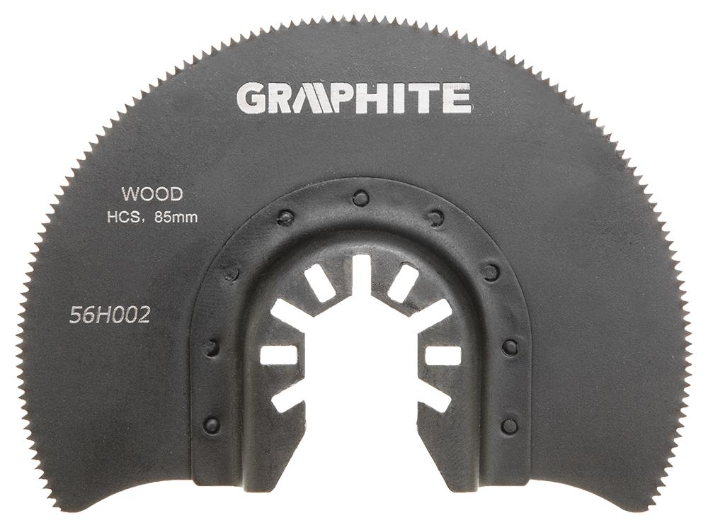 56H002 Круг Neo Tools GRAPHITE для багатофункц.інструменту, напівкруглий HCS по дереву, діаметр 85 м