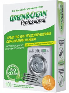 Средство для предотвращения образования накипи Green&Clean для стиральных машин, 1100г