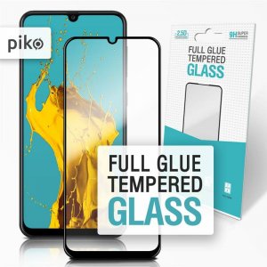 Защитное стекло Piko Full Glue для Samsung M21 (черное)