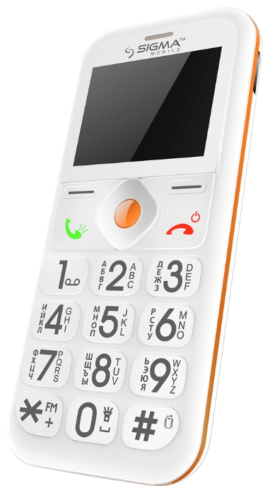 Мобільний телефон Sigma mobile Comfort 50-mini2 (white-orange)