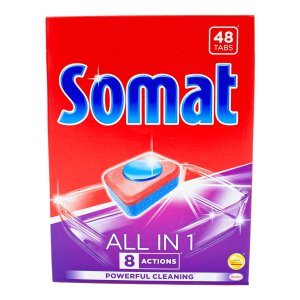 Таблетки для посудомоечных машин Somat All in 1, 48 шт