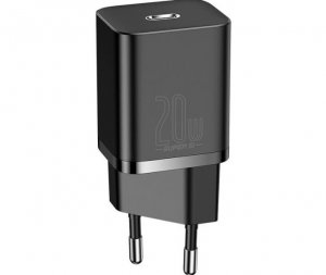 Зарядное устройство для Baseus Super Si Quick Charger 1C 20W EU Black (CCSUP-B01)