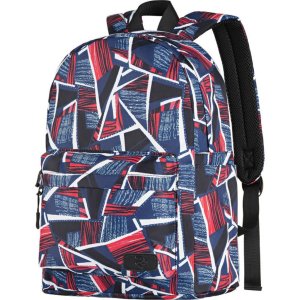 Рюкзак для ноутбука 2E TeensPack Absrtraction, красно-синий (2E-BPT6114RB)