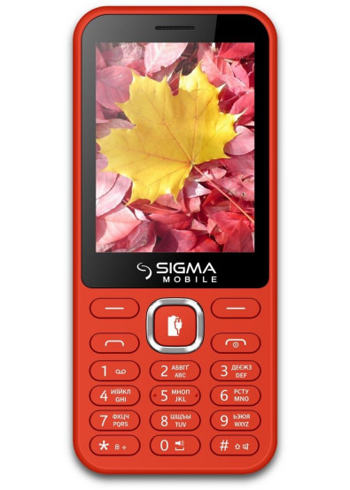 Мобільний телефон Sigma mobile X-Style 31 Power red