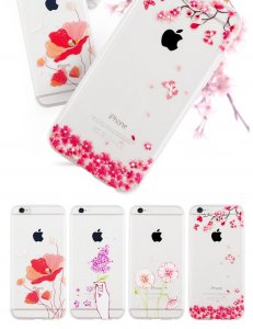 Накладка Joyroom iPhone 6/6s BZ-507 Glear Flowers