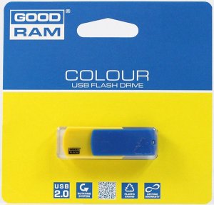 USB флешдрайв GoodRAM UCO2 16GB UKRAINE, Blue/Yellow