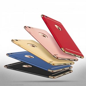 Накладка Vpower Plating iPhone 7 Cases Luxury Ultra Thin PC Hard Armor Gold