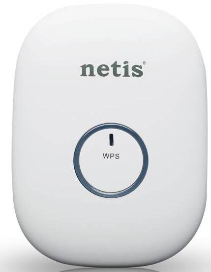 Усилитель сигнала Wi-Fi Netis E1+ White Range Extender, 300Mbps, travel Router