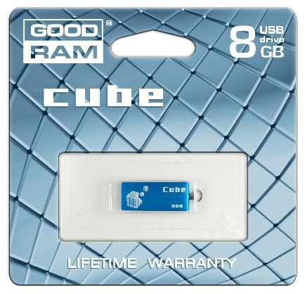USB флешдрайв GoodRAM Cube 8GB Blue