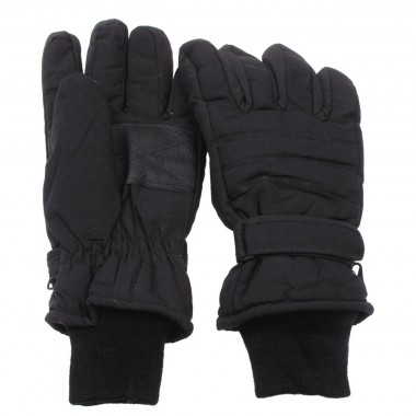 Перчатки с утеплителем и манжетой чёрные MFH (M)