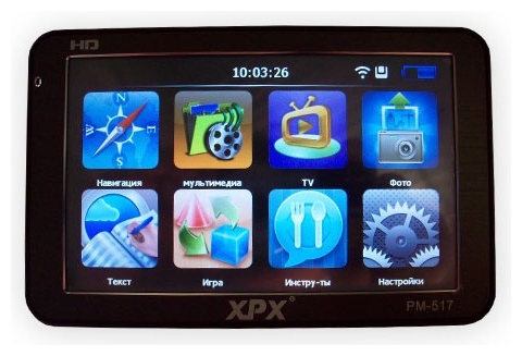 GPS навігатор + TV XPX PM-517