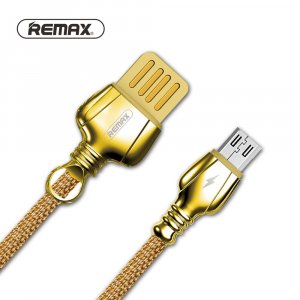 Кабель Remax King Series 0-63m for Micro 2,1 A/1m Gold