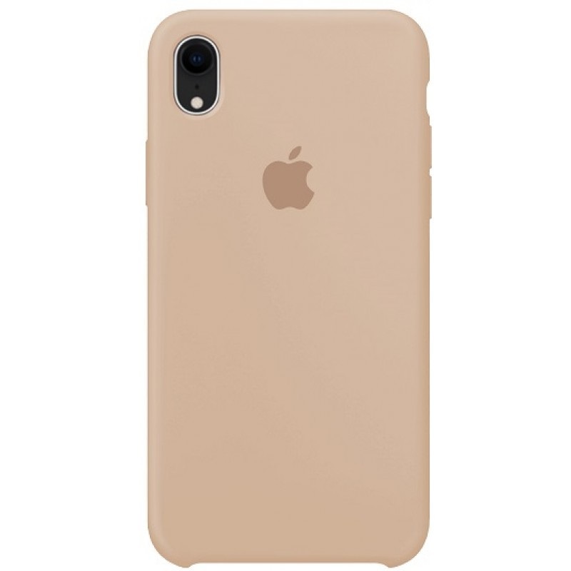Накладка Silicone Case Full for iPhone X/XS (19) pink sand