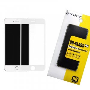 Защитное стекло iPaky iPhone 7+/8+ white