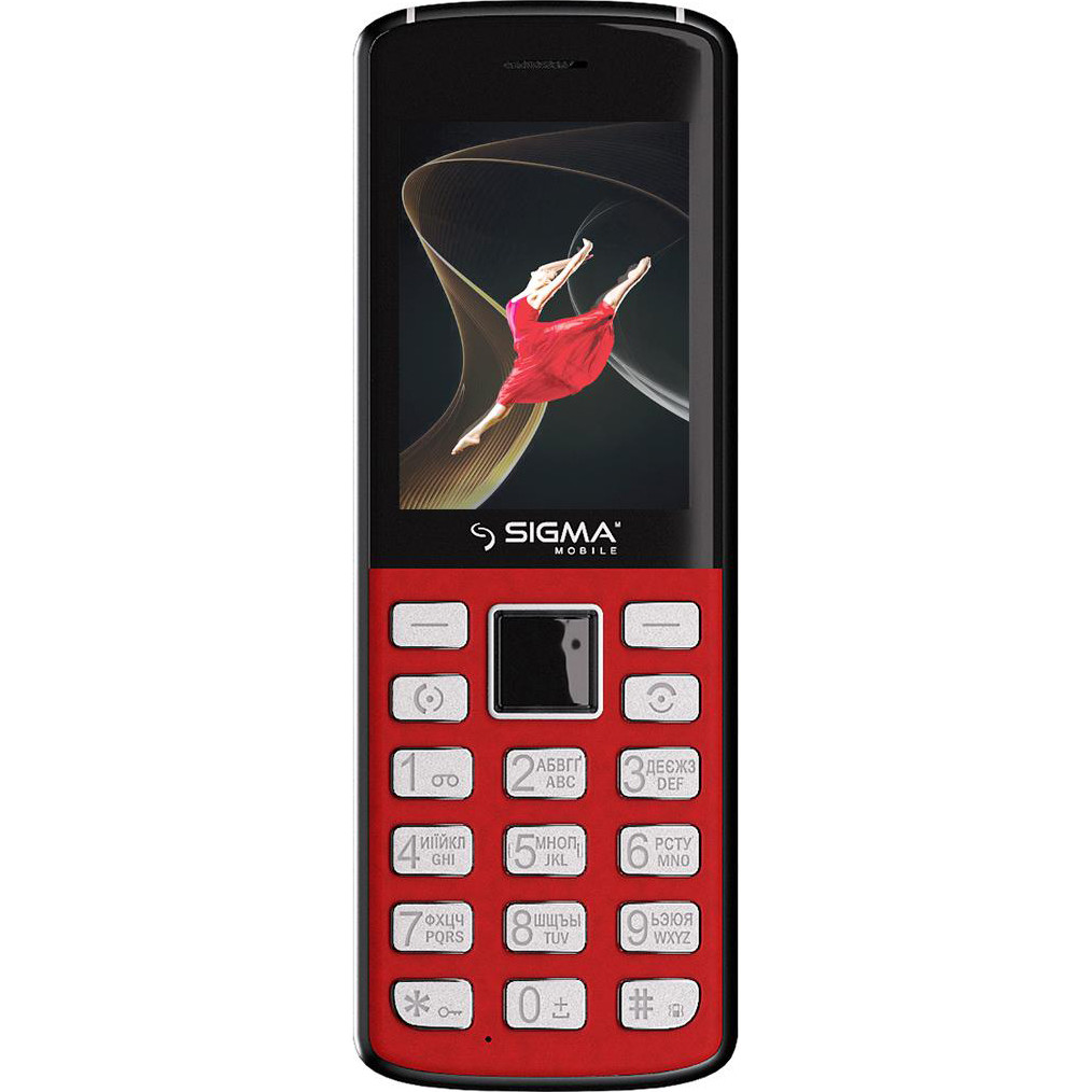 Мобільний телефон Sigma mobile X-Style 24 Onyx red