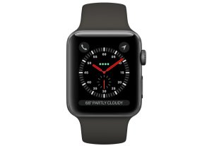 Смарт-часы Apple Watch Series 3 38mm GPS Space Gray Aluminum Case with Gray Sport Band (MR352) *