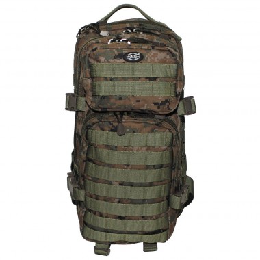 Рюкзак 30л американського (США) типу MFH "Assault I" цифровий лісової камуфляж