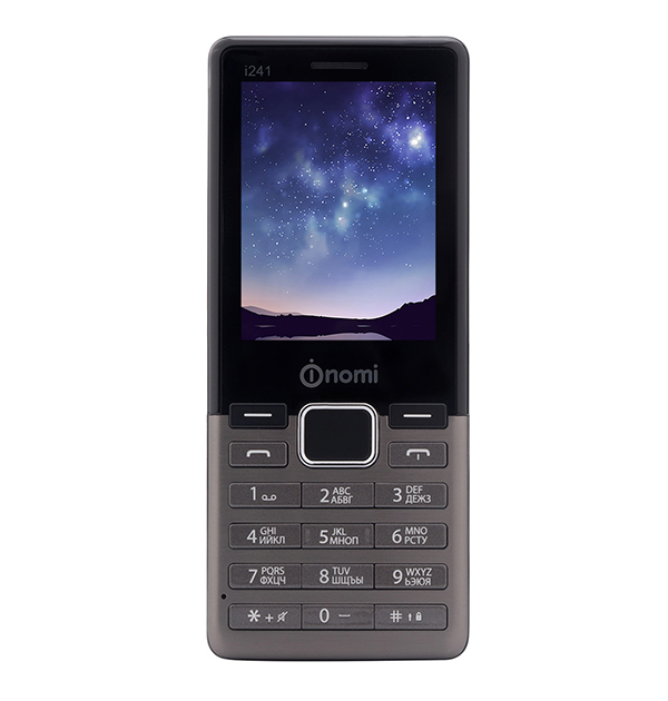 Мобільний телефон Nomi i241 (Metal Dark-Grey)