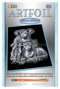 Набір для творчості ARTFOIL SILVER Lambs Sequin Art