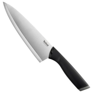 Нож Tefal Comfort поварской 20 см, нержавеющая сталь с чехлом (K2213244)