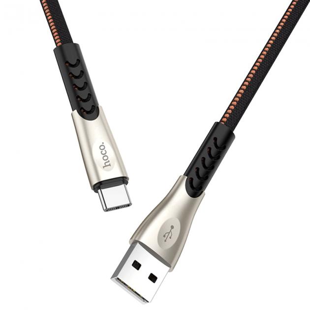 Кабель HOCO U48 Superior Speed Cable for Micro 2,4A/1,2m. Black