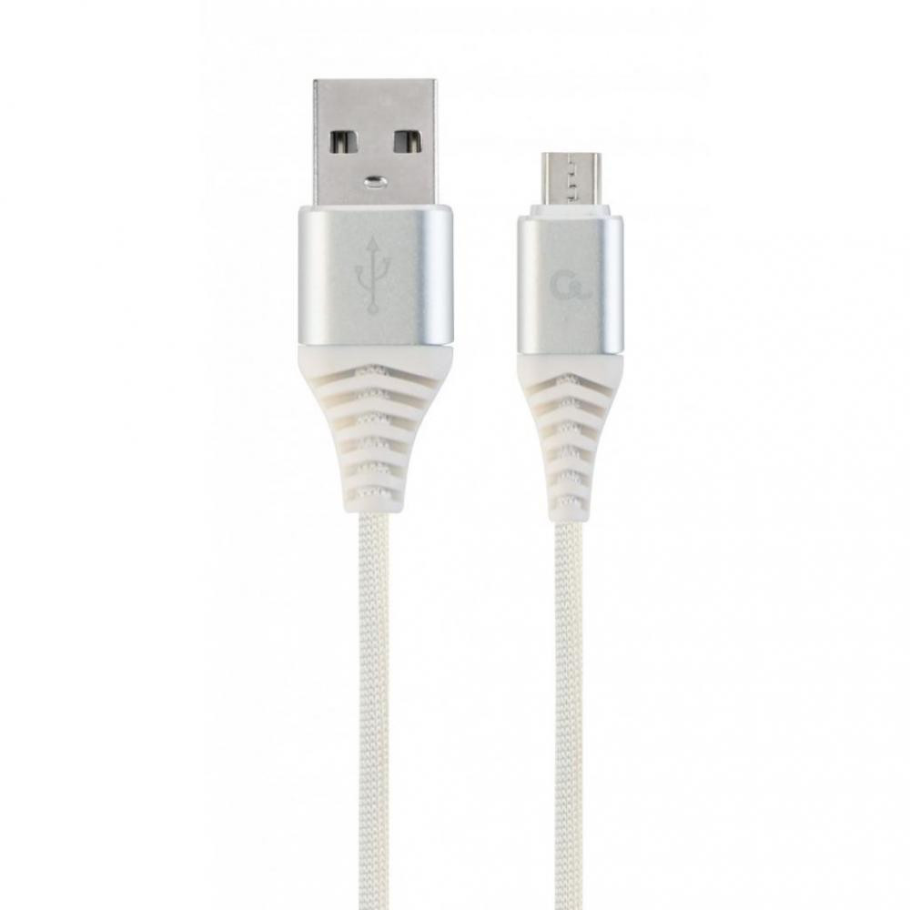 Кабель Cablexpert CC-USB2B-AMmBM-2M-BW2, USB 2.0 A-папа/Micro B-папа, 2,0 м.