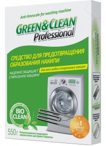 Средство для предотвращения образования накипи Green&Clean для стиральных машин 550г