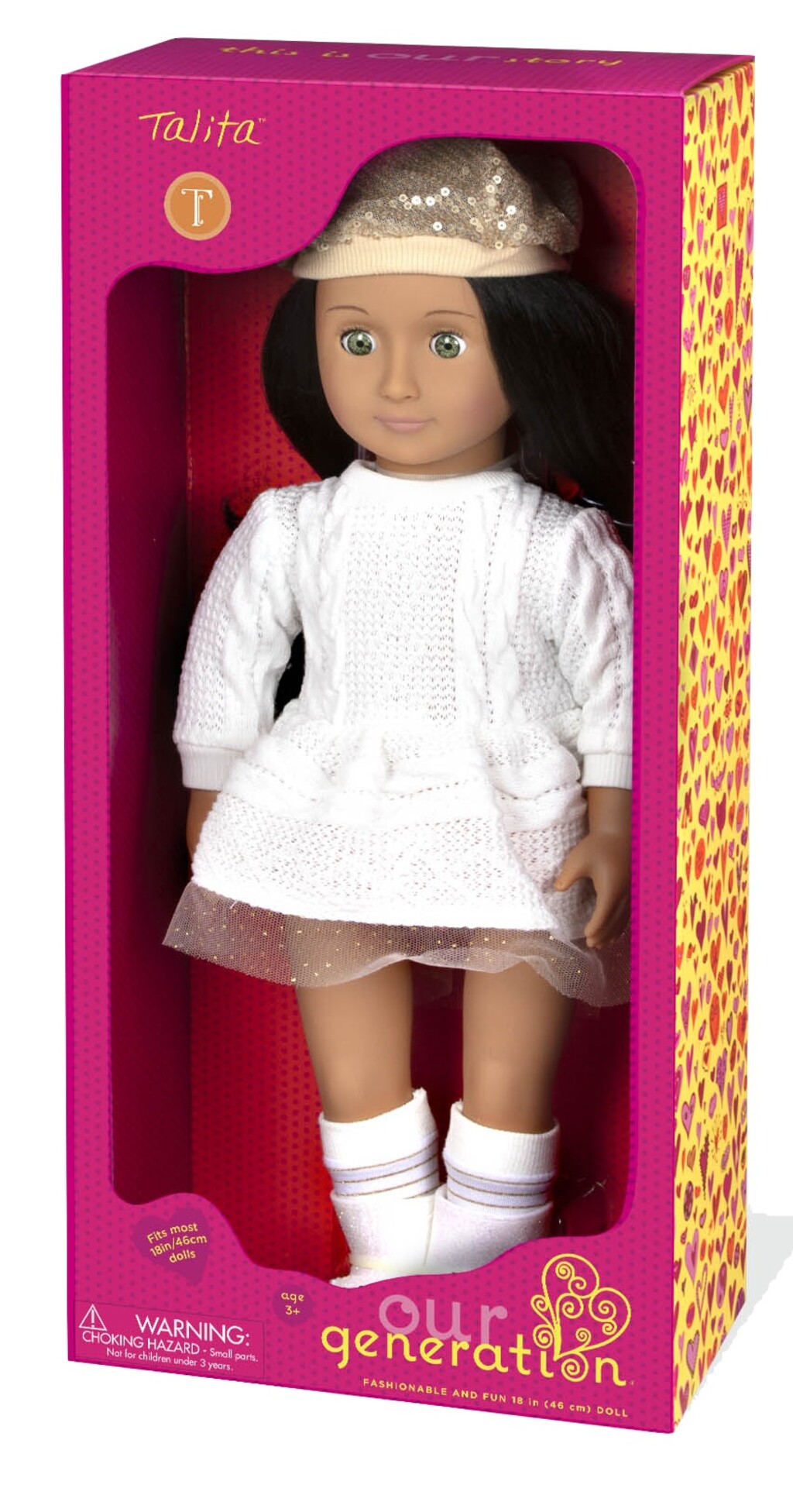 Лялька Our Generation Таліта (46 см) в сукні з капелюшком