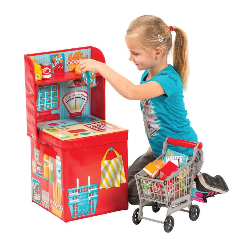 Ігрова коробка для зберігання Pop-it-Up "Магазин" 29x29x62см
