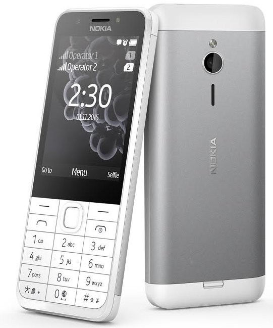 Мобільний телефон Nokia 230 DS Silver White