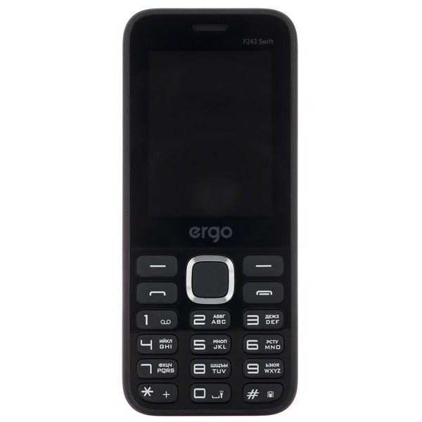 Мобільний телефон Ergo F243 Swift Dual Sim (black)