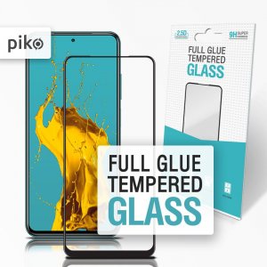Защитное стекло Piko Full Glue для Xiaomi Redmi Note 10 (черное)