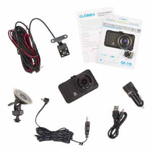 Видеорегистратор Globex DVR GE-115 + камера заднего вида