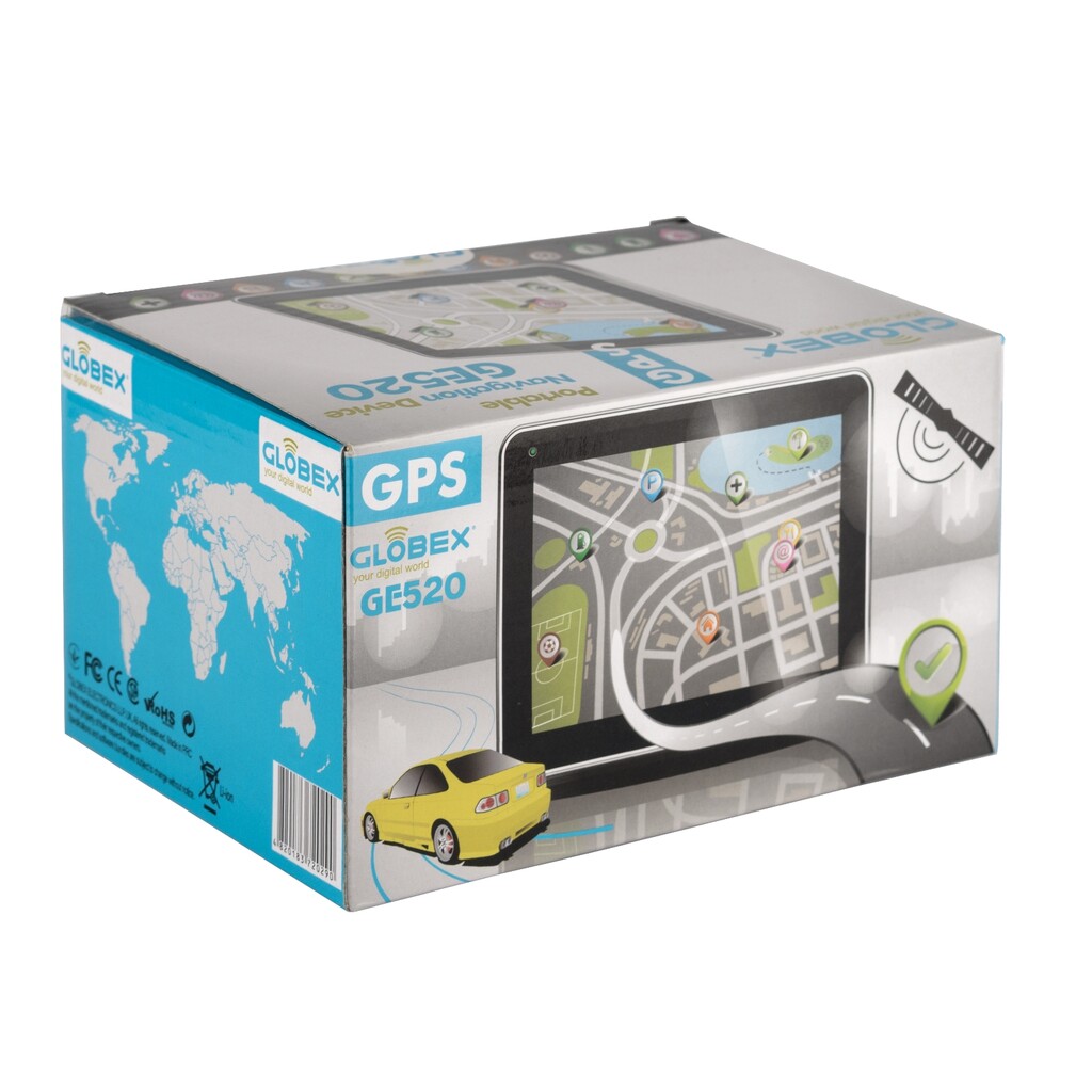 GPS навігатор Globex GE-520(Navitel)