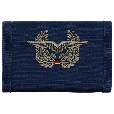 Гаманець «Бундесвер» синій з емблемою «військово-повітряні сили» MFH