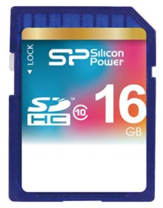 Карта памяти Silicon Power SDHC 16GB Class 10
