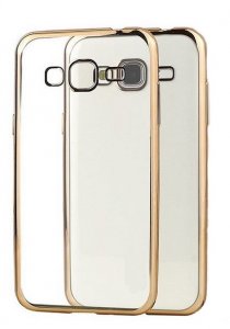 Накладка Motomo Samsung J530, силикон, gold