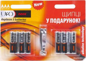 Батарейка UFO LR03 NEOX 1x8 шт + щипчики