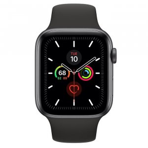 Смарт-часы Apple Watch GPS Space Gray Aluminum Case with Black Sport Band (MWVF2 ) *