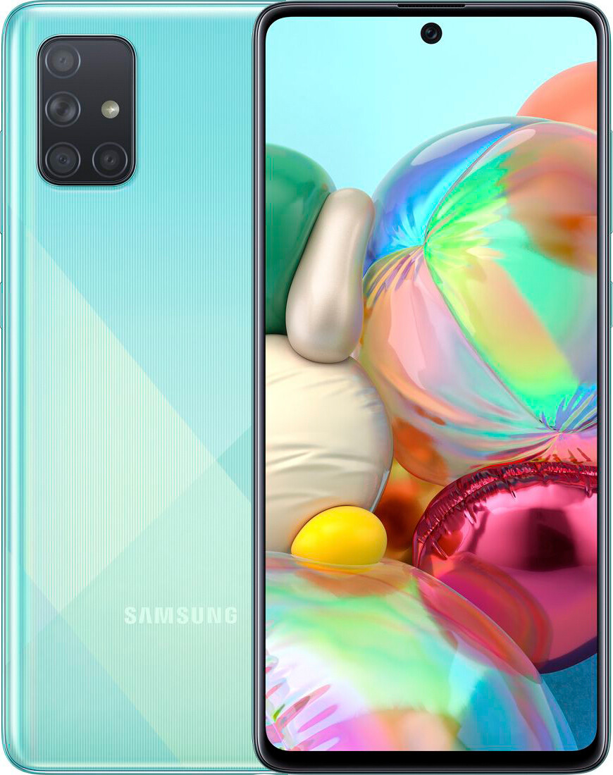 Смартфон Samsung SM-A715 Galaxy A71 DS 6/128Gb Prism Blue Crush