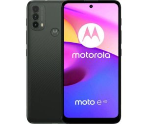 Смартфон Motorola E40 4/64GB Carbon Gray (PARL0001PL)