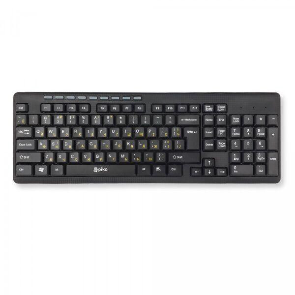 Клавіатура Piko KB-108X (чорна)