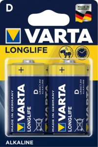 Батарейка Varta LONGLIFE D BLI 2 ALKALINE
