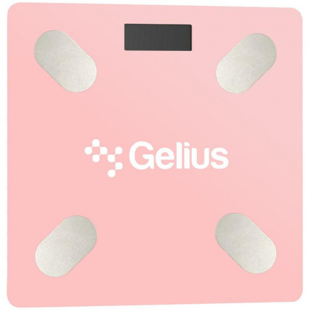Ваги підлогові Gelius Floor Scales Zero Fat GP-BS001 Pink (Bluetooth)