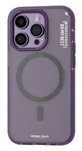 Накладка Blue Dual Color Phone Case для iPhone 14 Pro Max с MagSafe Purple (B46-I14PMPRP)