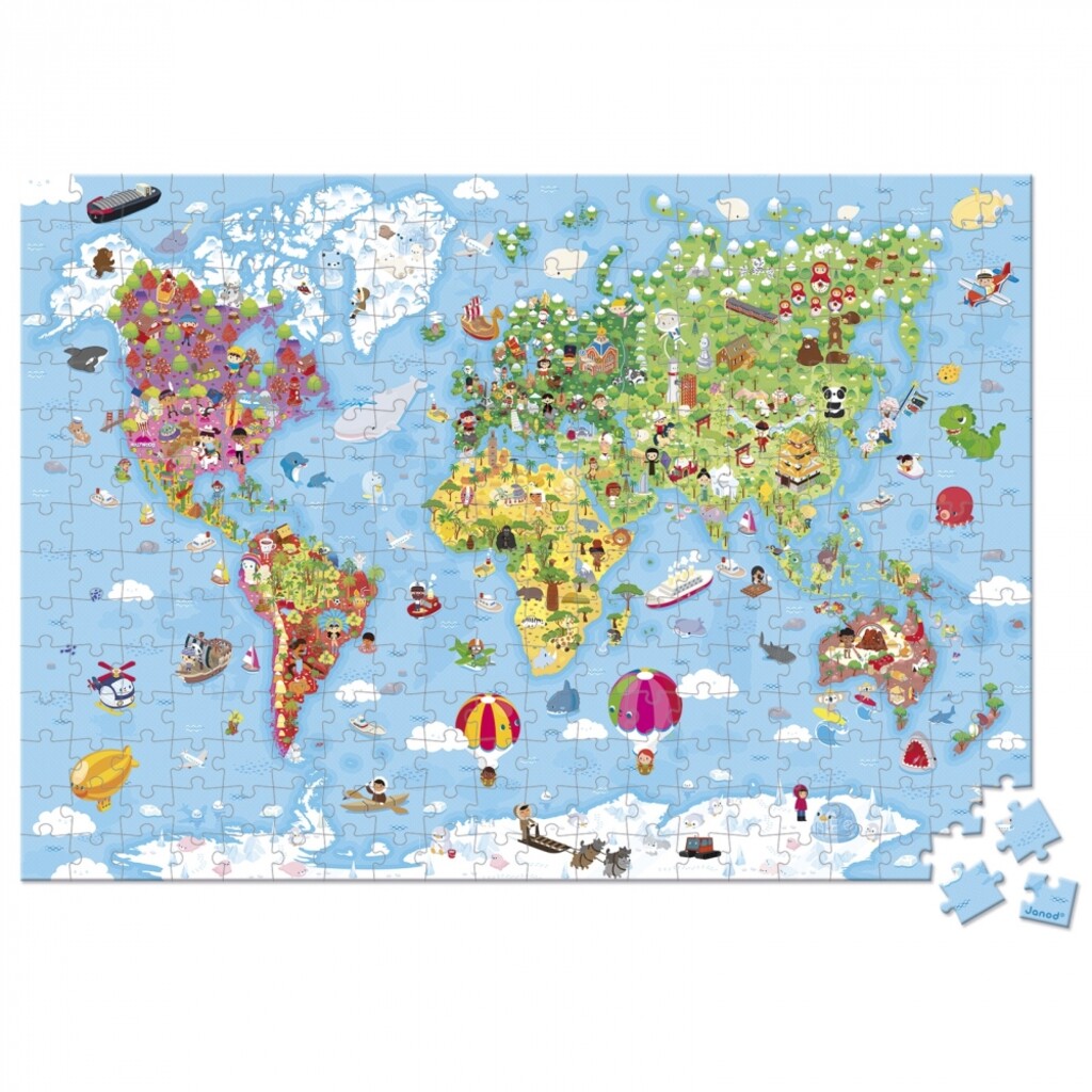 Пазл Janod Карта світу