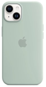 Накладка Apple Silicone Case 1:1 для iPhone 14 с MagSafe Succulent (ASC14SCCLN(M))