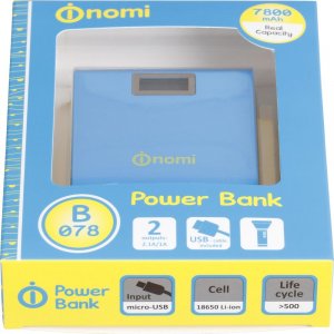 Зарядное устройство Nomi B078 7800 mAh Yellow/Blue