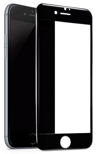 Захисне скло 5D Strong for iPhone 6 black тех. пак.
